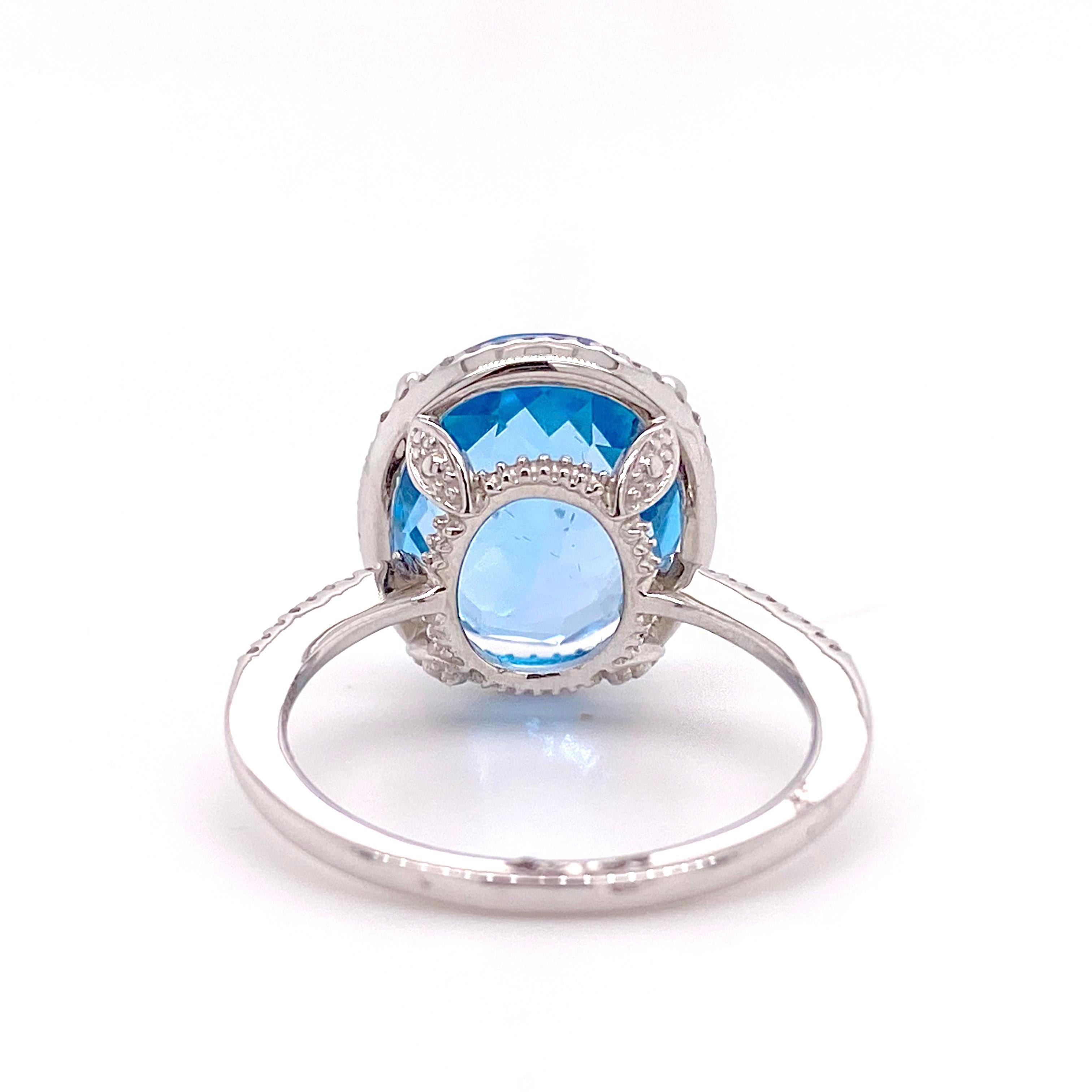 blue topaz halo ring