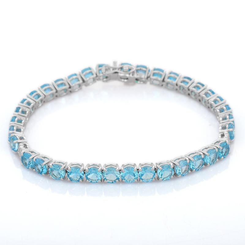 topaz tennis bracelet