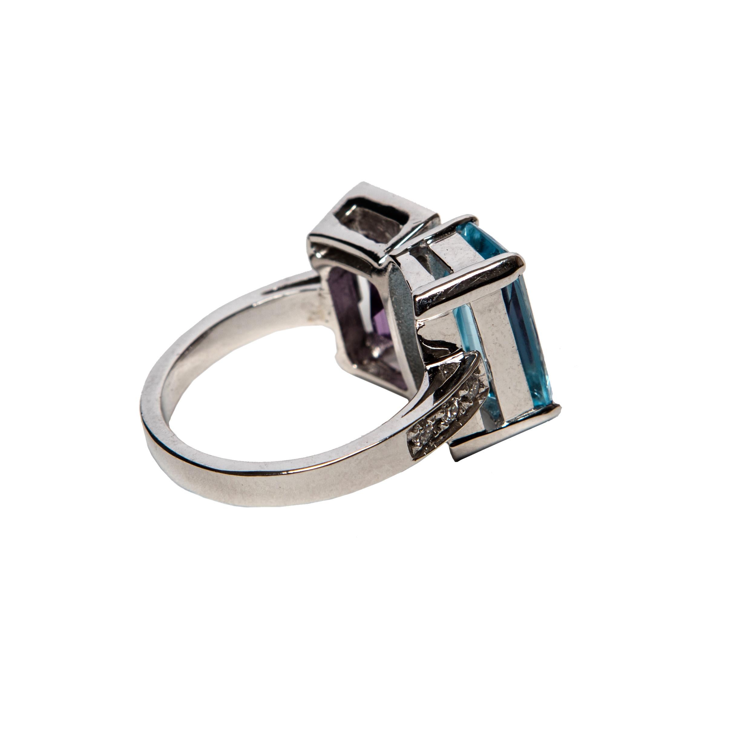 purple topaz ring