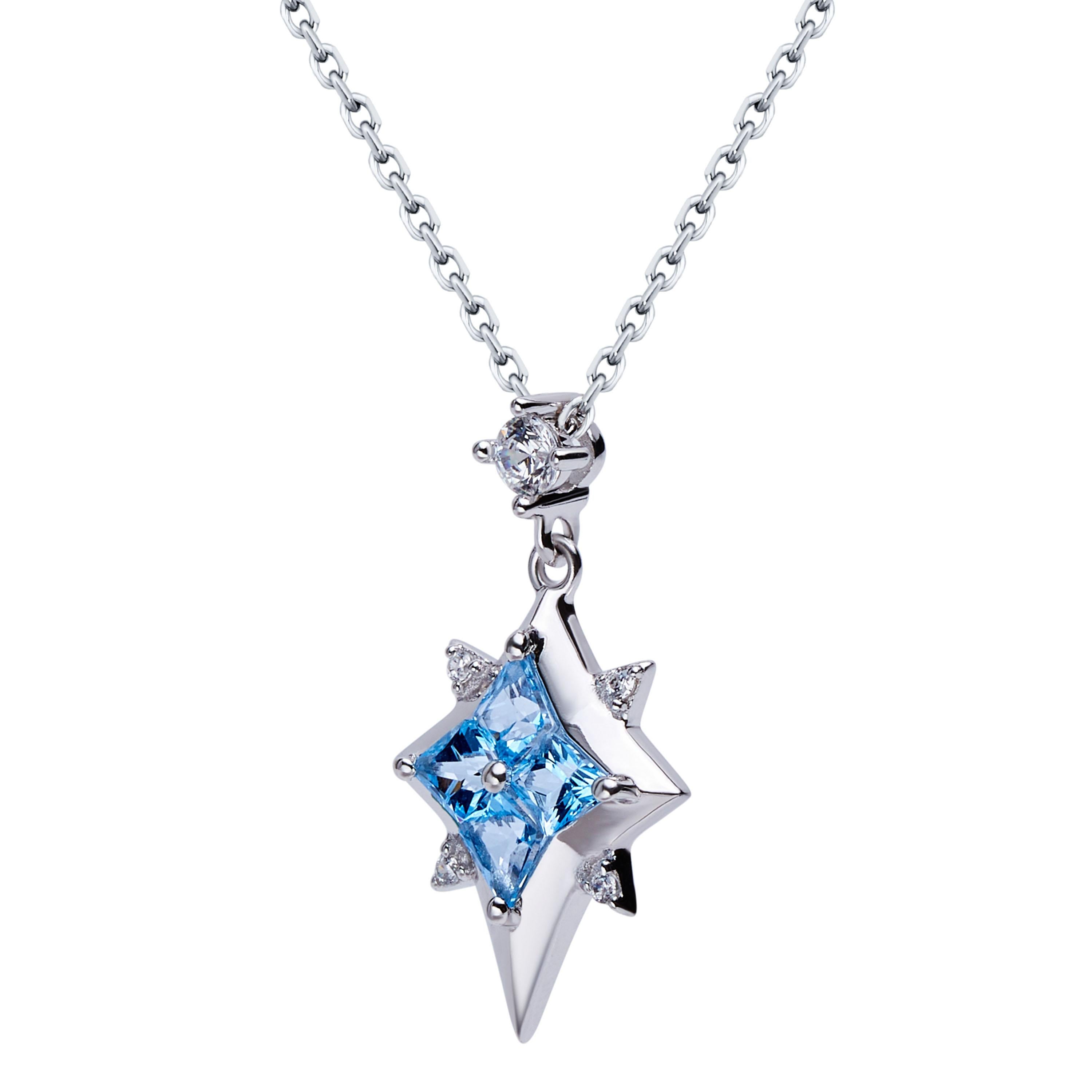 blue star necklace