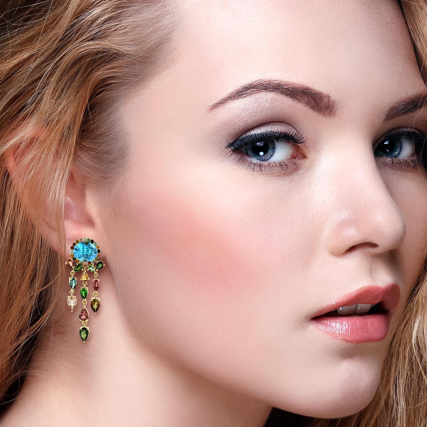 18KT:10.680g, Topa:6.25ct,Tour:6.00ct, 45X17 MM