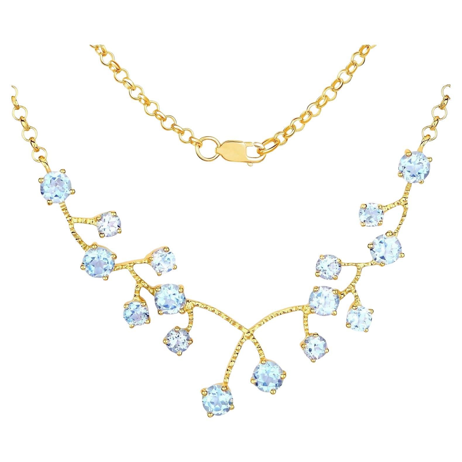 Blue Topaz Multi-Strand Necklaces