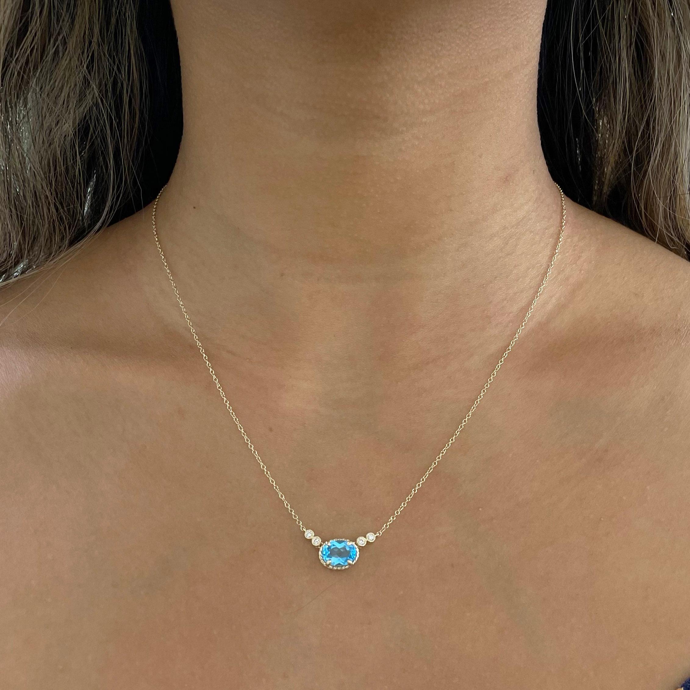blue jewel necklace