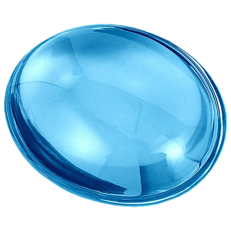 Goshwara Blue Topaz Oval Disc Stones