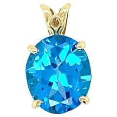 Blue Topaz Pendant