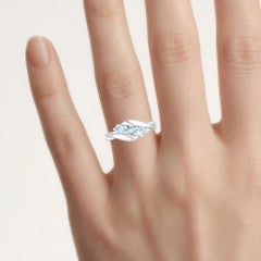Blue Topaz Ring 0.94 Carats Sterling Silver