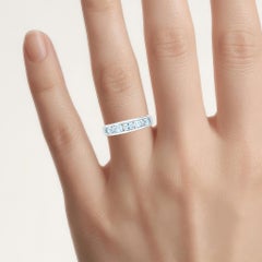 Blue Topaz Ring 0.94 Carats Sterling Silver