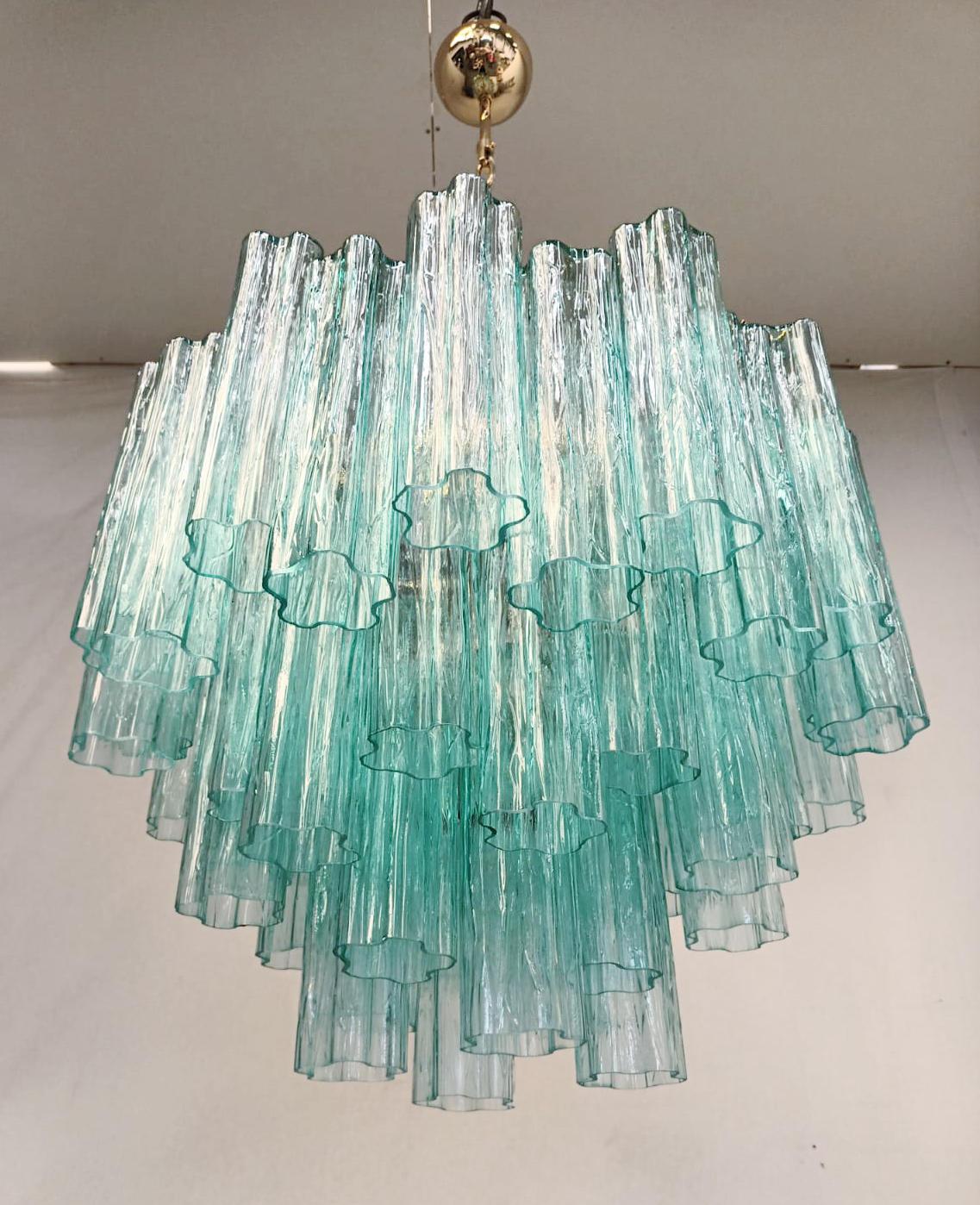 Blue Tronchi Chandelier In Good Condition In Los Angeles, CA