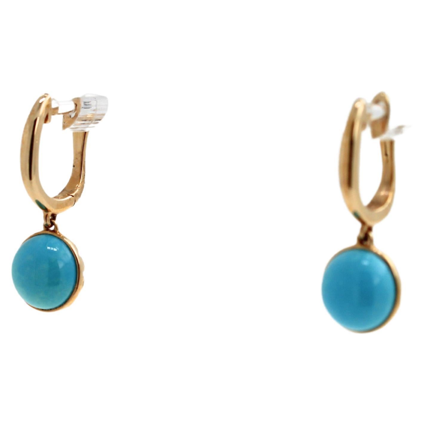 dainty turquoise earrings