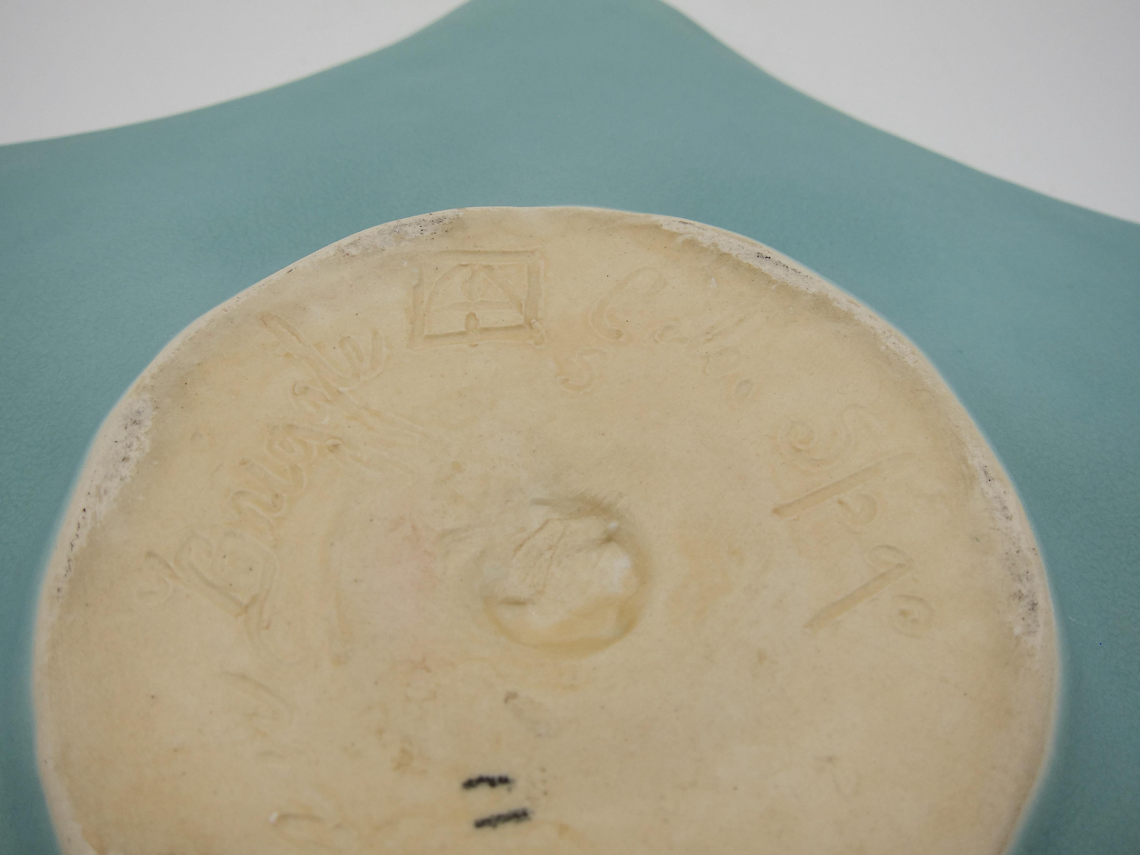 Glazed Blue Van Briggle Pottery Star Shaped Serving Tray Platter