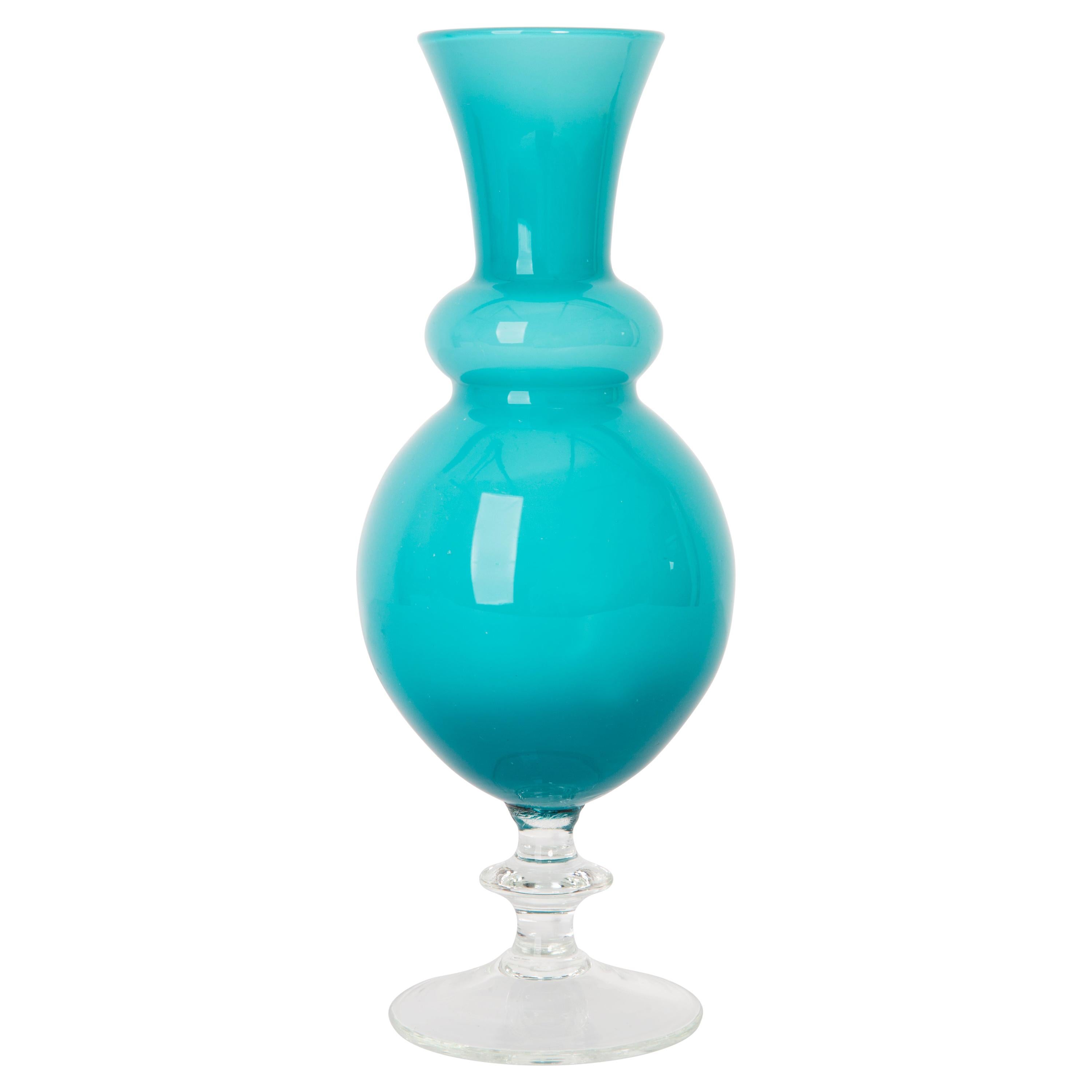 Blaue blaue Vase, 20. Jahrhundert, Europa, 1960er Jahre