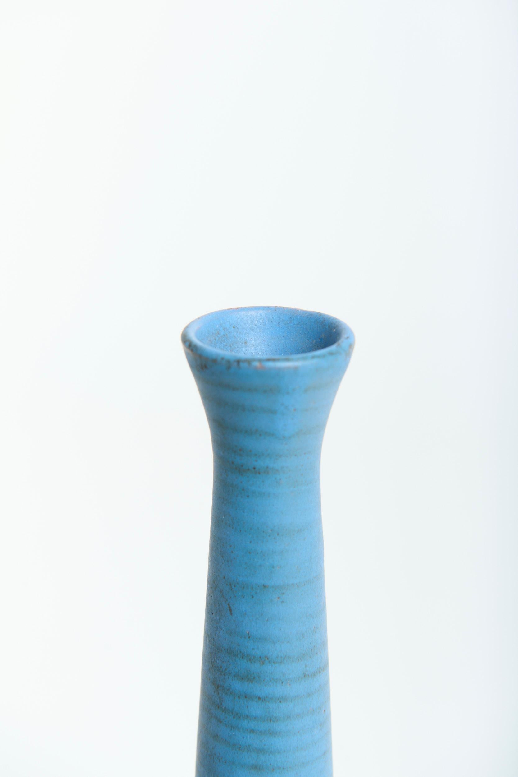 Jarrón azul de Grandjean Jourdan Francés en venta