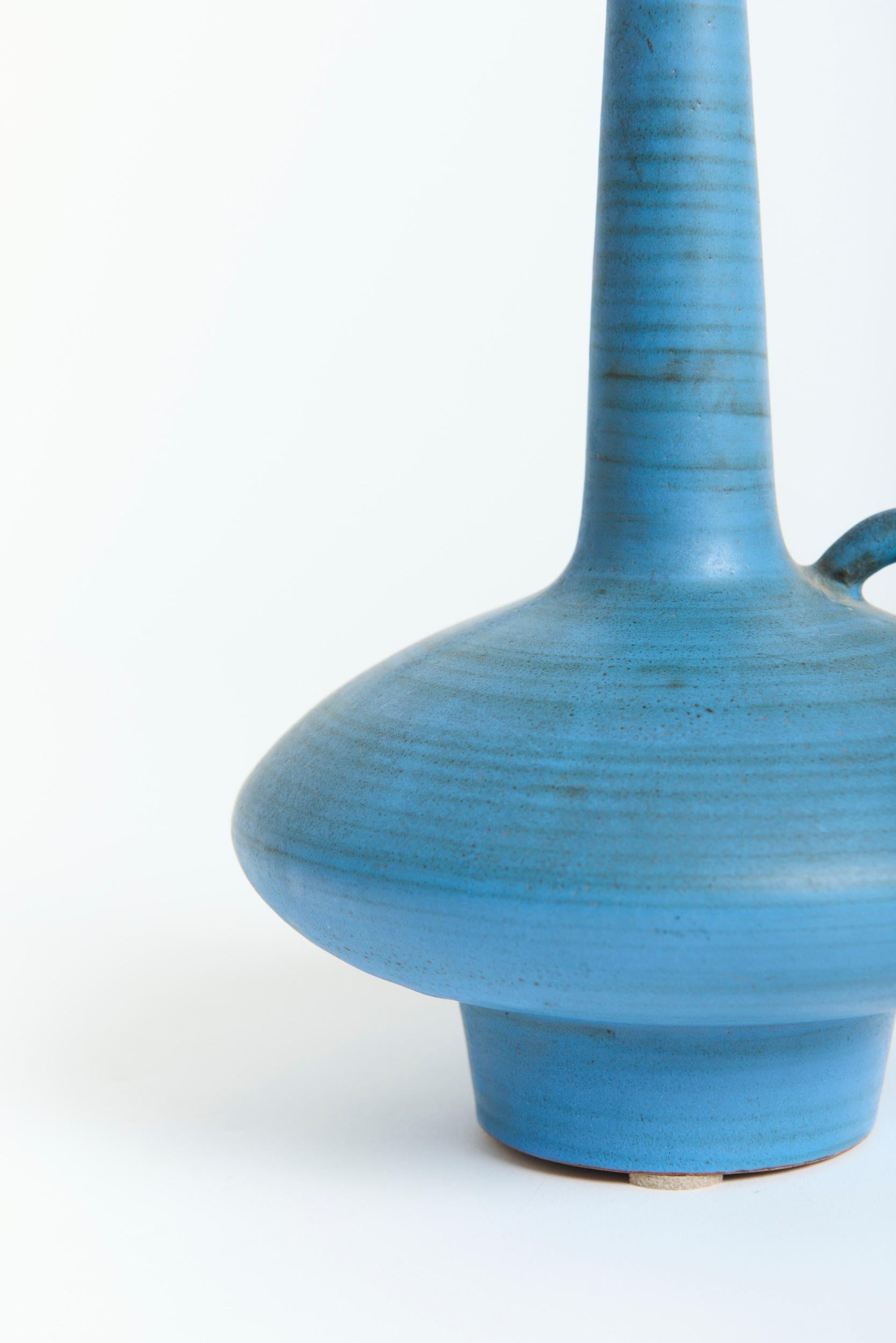 Jarrón azul de Grandjean Jourdan en Bueno estado para la venta en London, GB