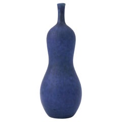 Unique Blue Vase, Carl-Harry Stålhane, Rörstrand, Midcentury Vintage, 1940s