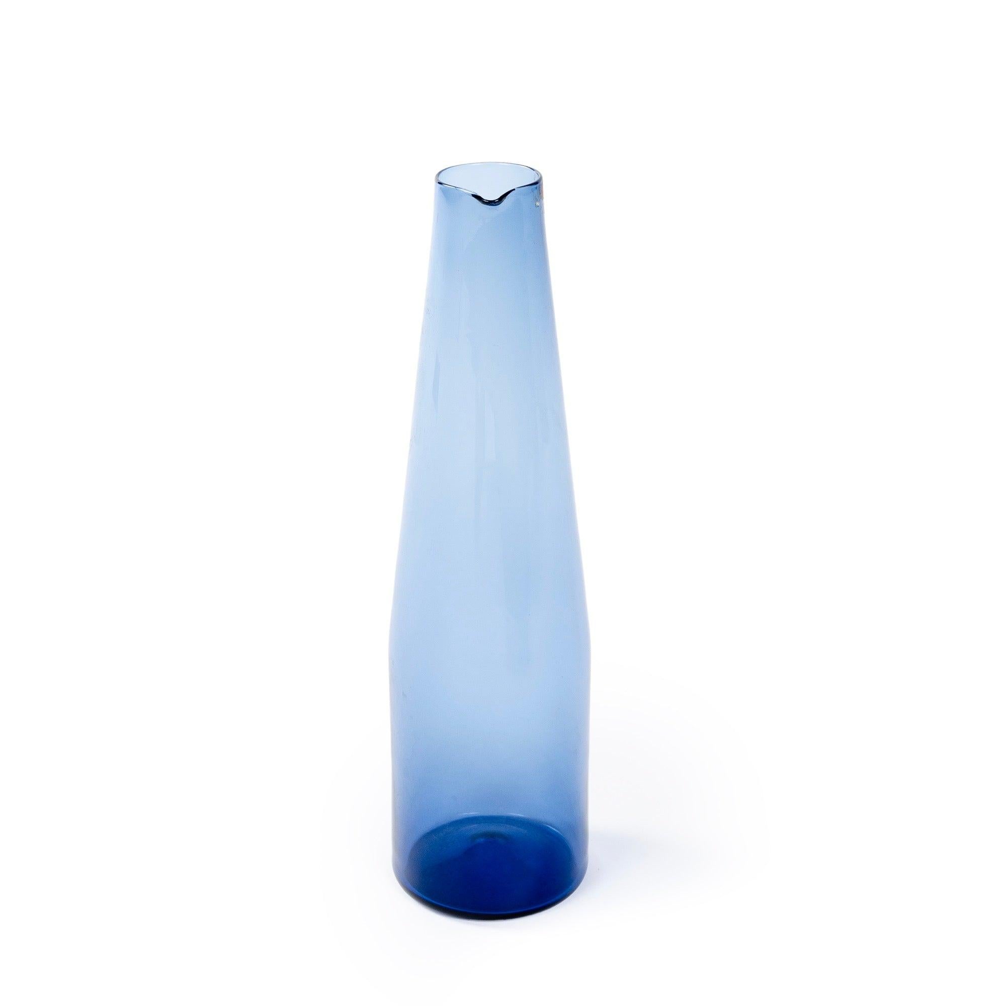 Finlandese Vaso blu di Timo Sarpaneva per Iittala in vendita