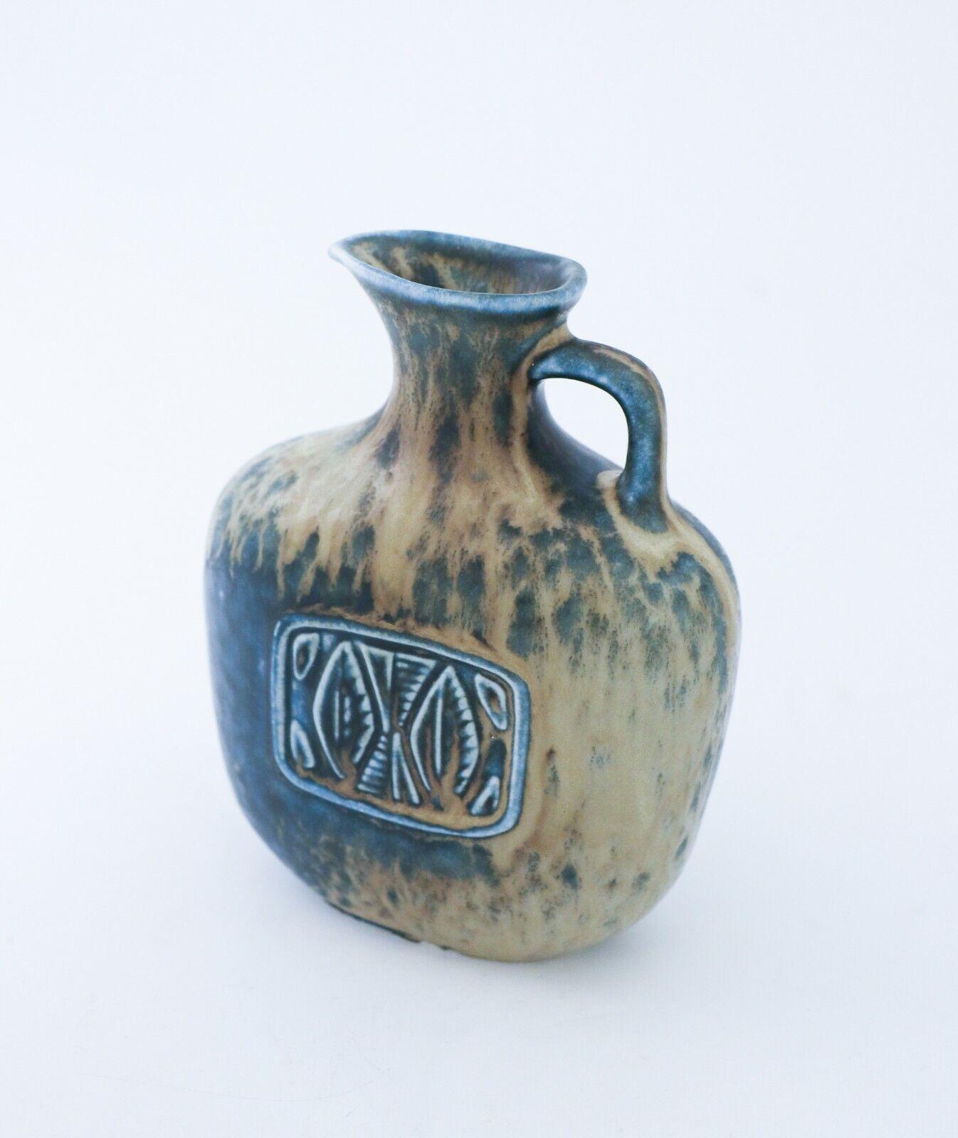 Swedish Blue Vase, Gunnar Nylund, Rörstrand, 1950s, Mid Century Vintage