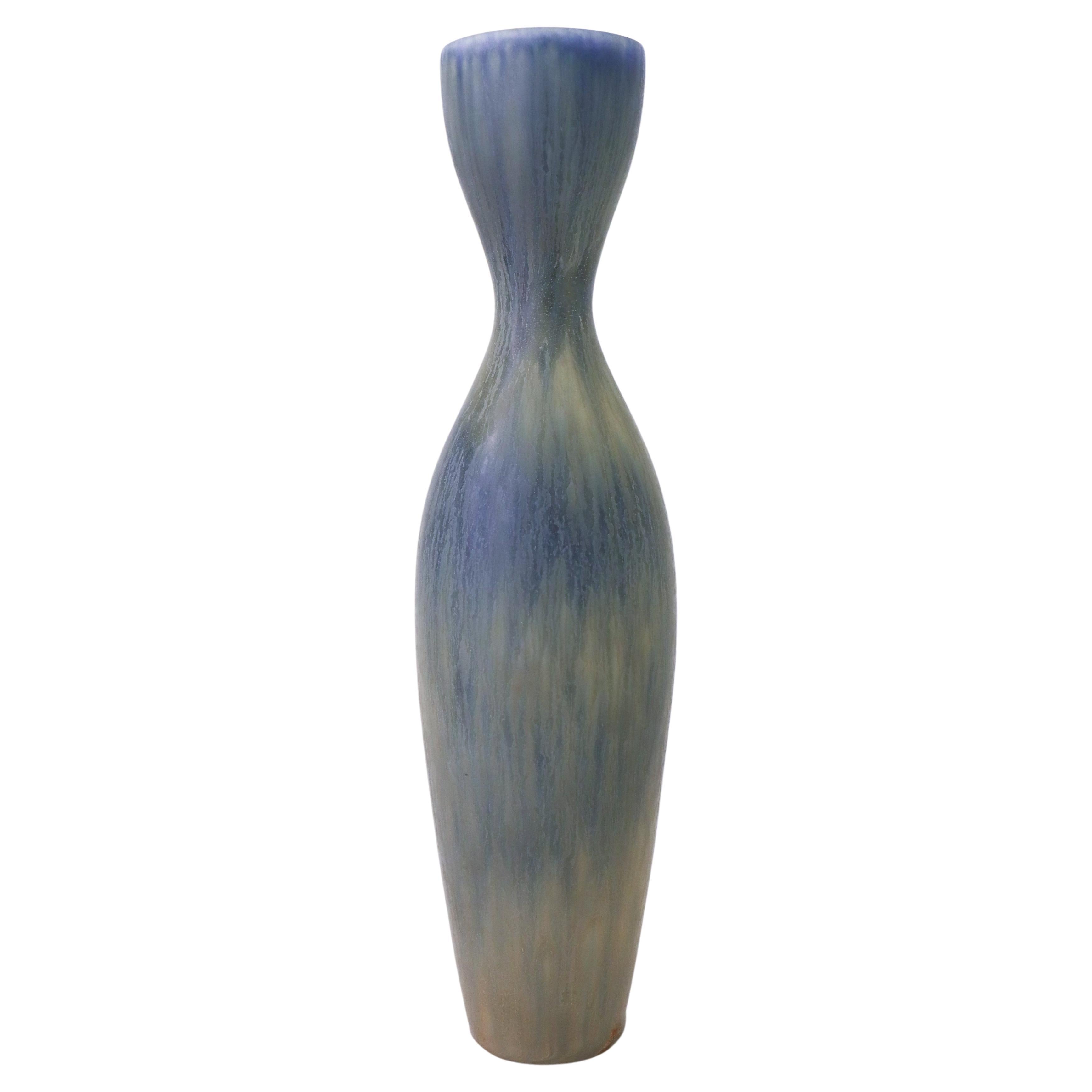 Blue Vase - Lovely Glaze Carl-Harry Stålhane Rörstrand, Midcentury Vintage