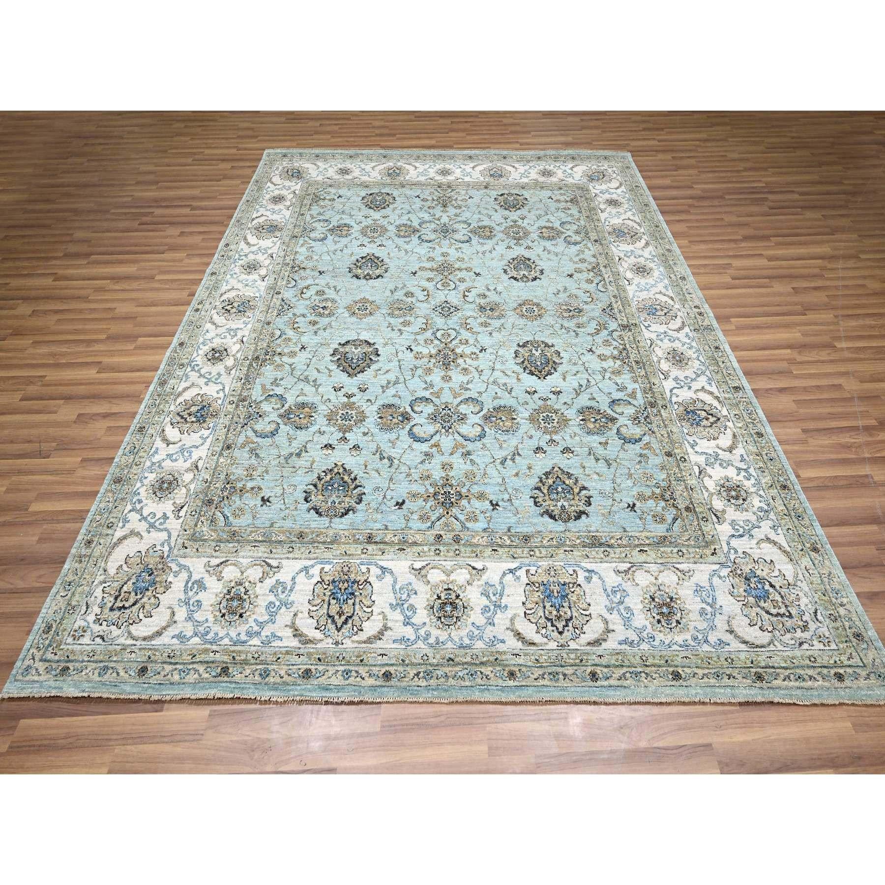 Ce fabuleux tapis noué à la main a été créé et conçu pour une résistance et une durabilité accrues. Ce tapis a été fabriqué à la main pendant des semaines selon la méthode traditionnelle qui est utilisée pour faire des
Taille exacte du tapis en
