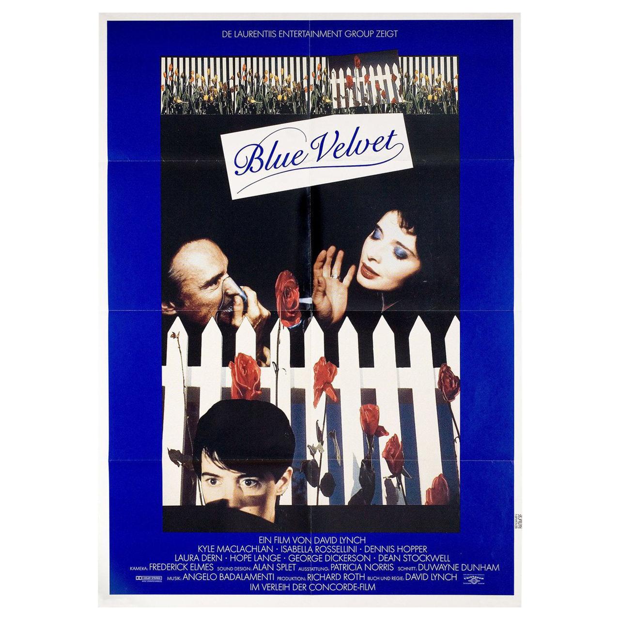 Blue Velvet 1986 German A1 Film Poster