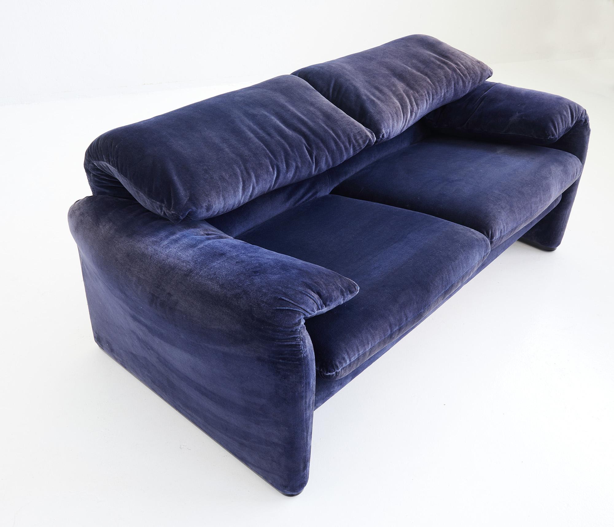 Fin du 20e siècle Canapé Maralunga de Mario Bellini, Cassina 1970 en vente