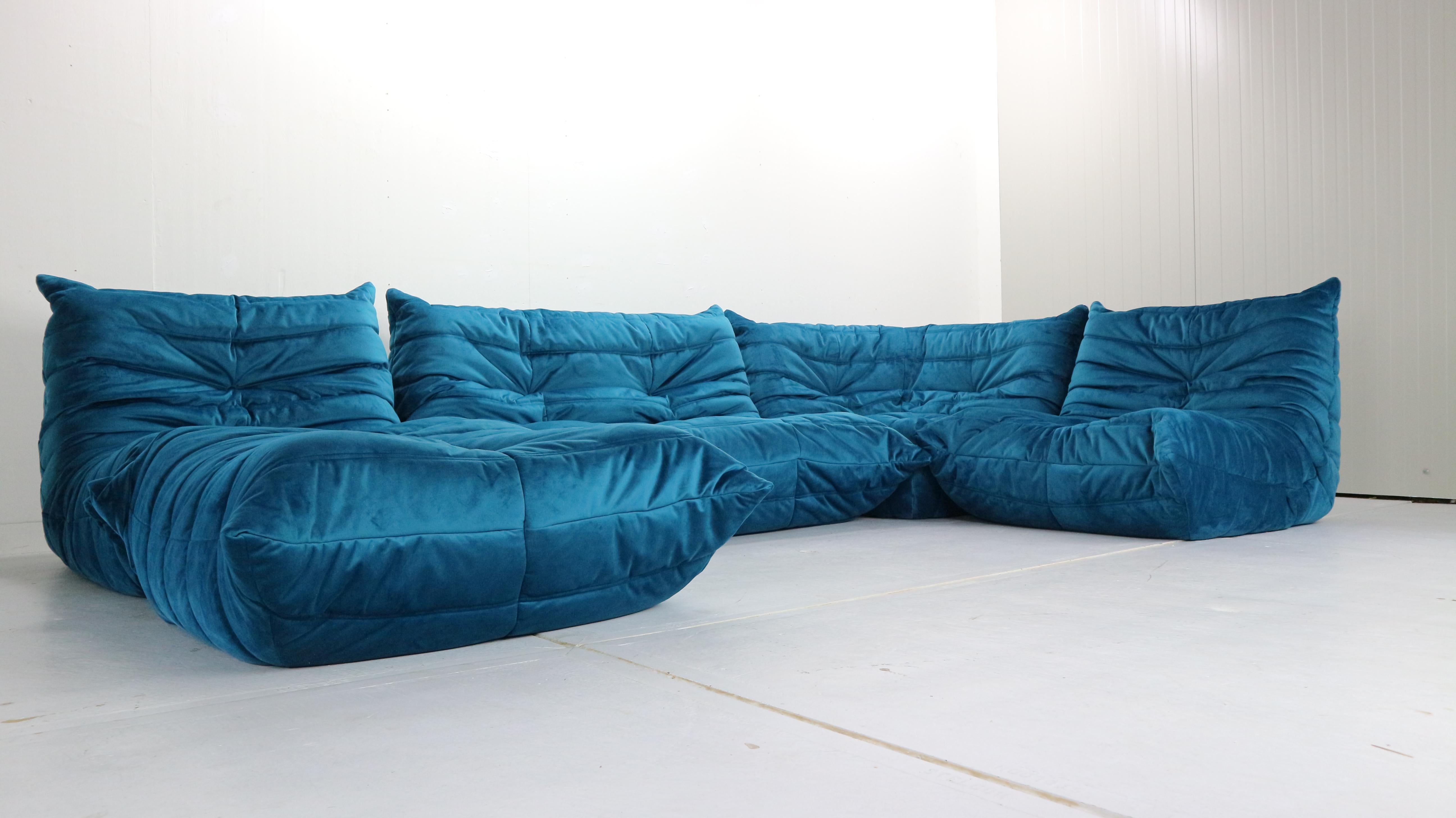 togo sofa blue