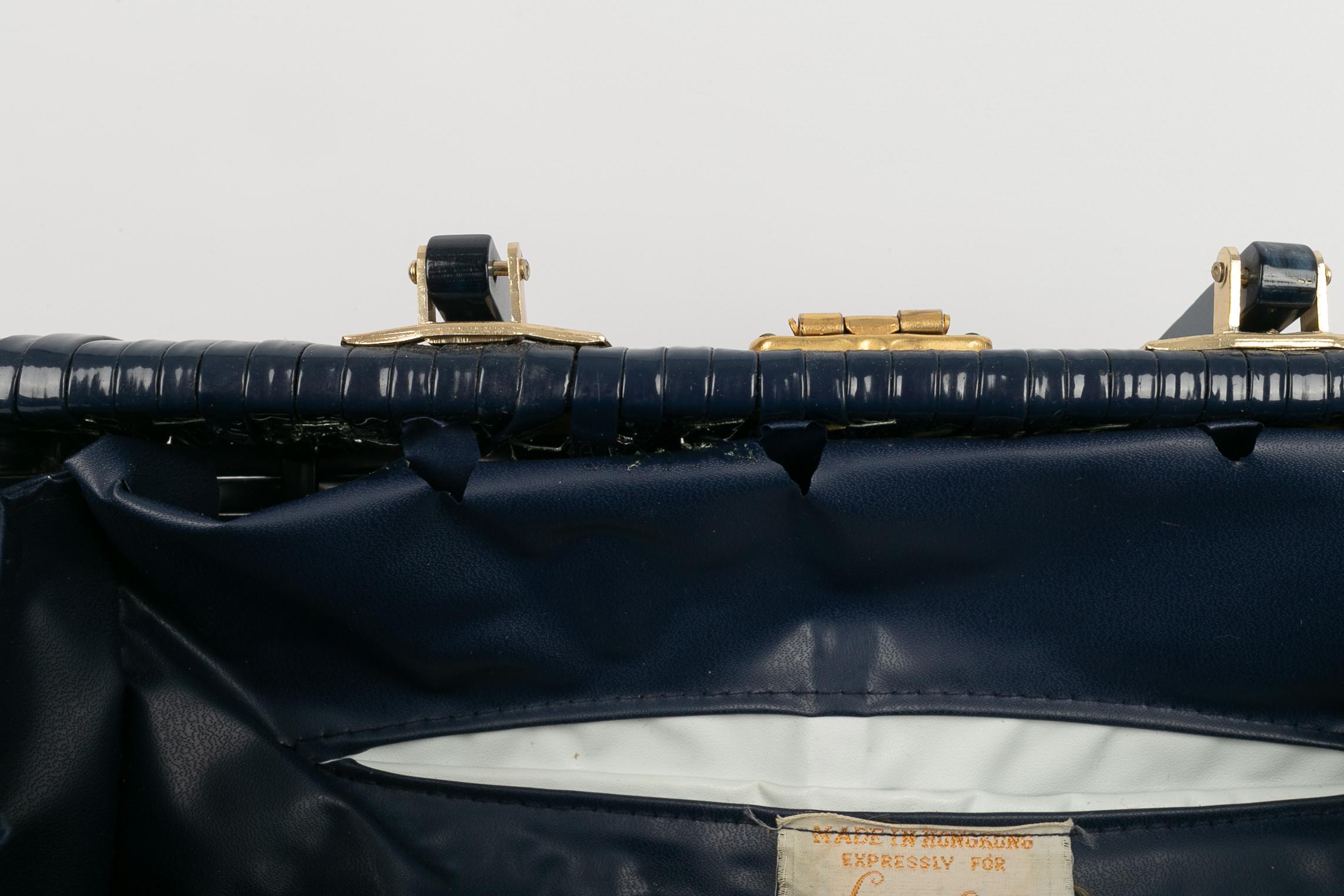 Women's Blue vintage bag For Sale
