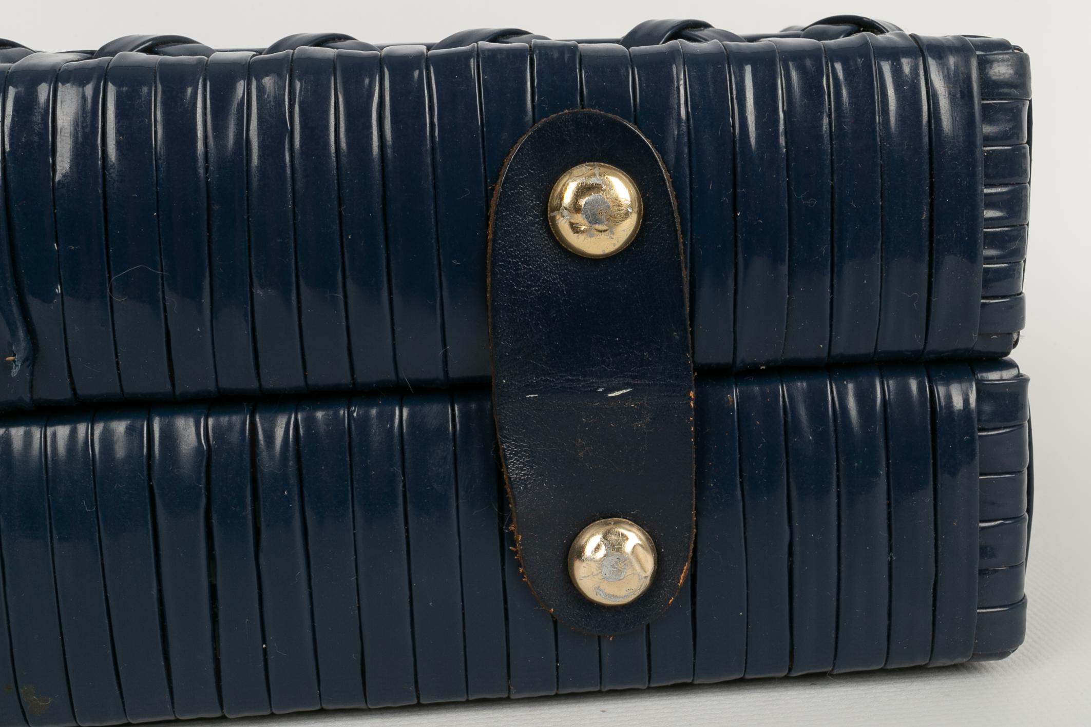 Blue vintage bag For Sale 3