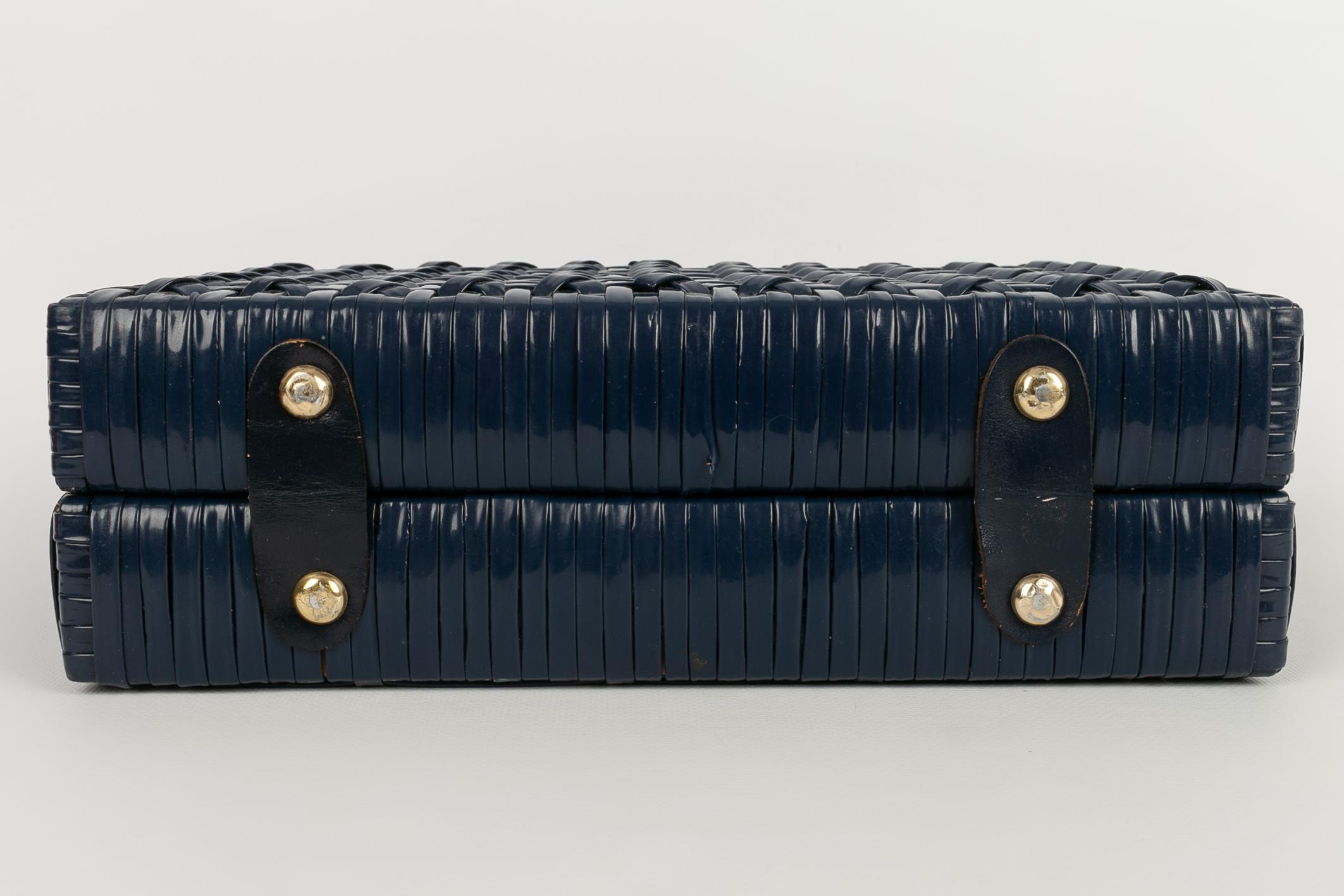 Blue vintage bag For Sale 4
