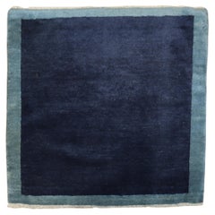 Blue Vintage Chinese Minimalist Rug