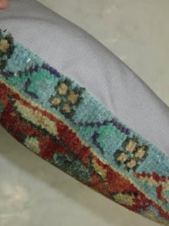 Blue Vintage Medallion Turkish Rug Pillow