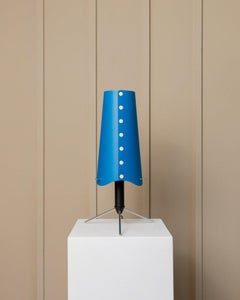Blue Vintage Table Lamp Memphis Style, Italy, 1980s