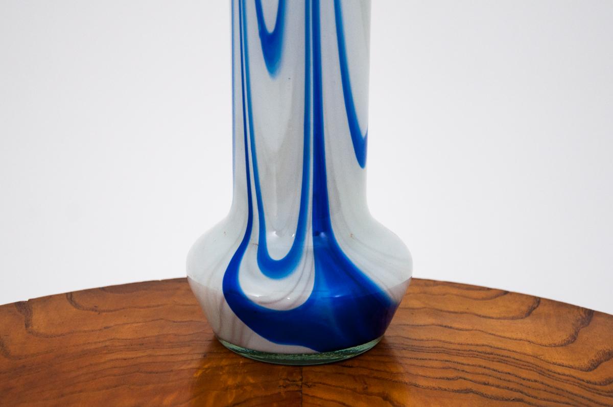 Blue Vintage Vase, Poland, 1960s In Good Condition In Chorzów, PL