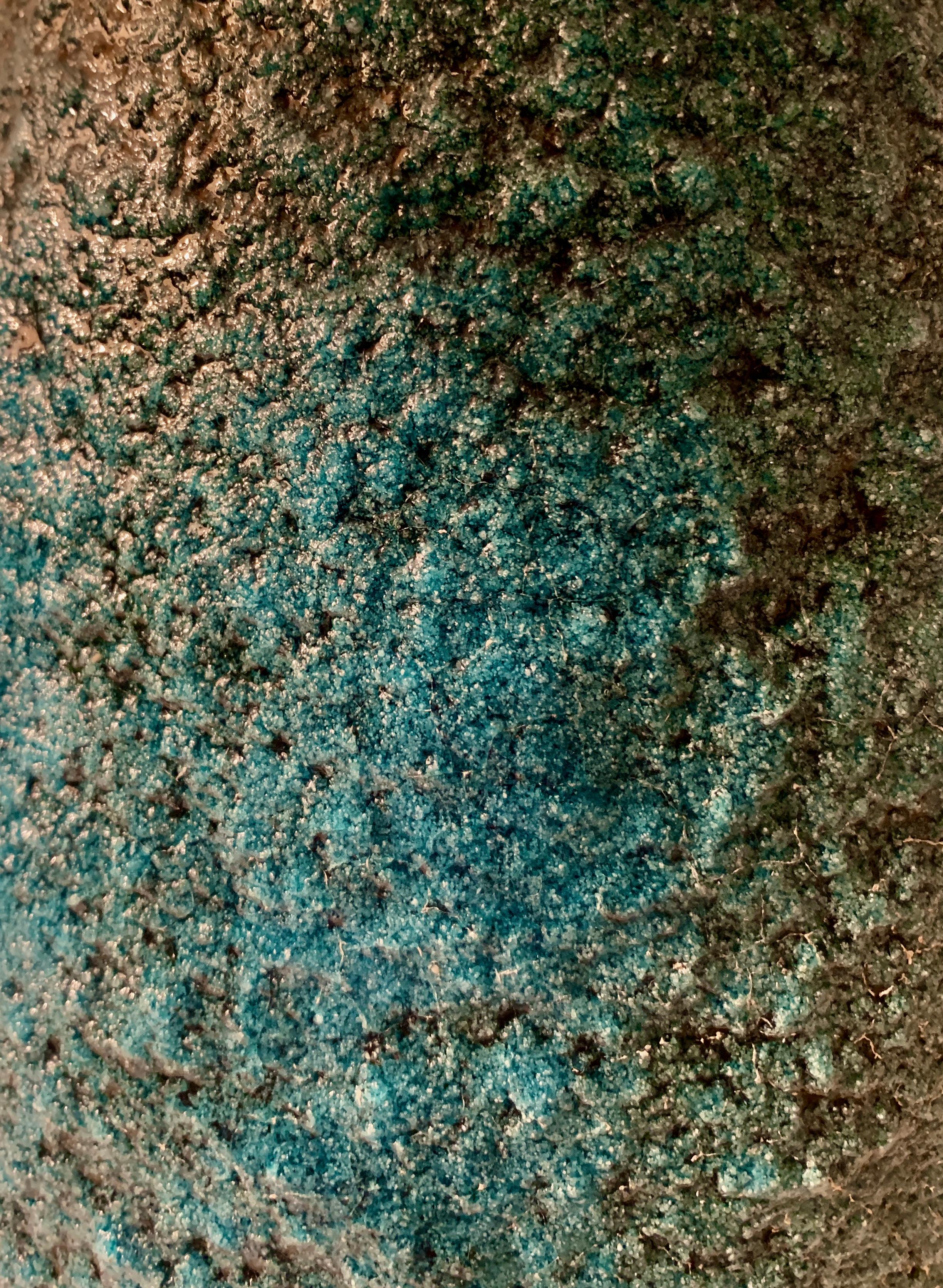 Blue Volcanic Glazed Vase 5