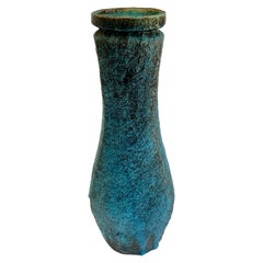 Blue Volcanic Glazed Vase