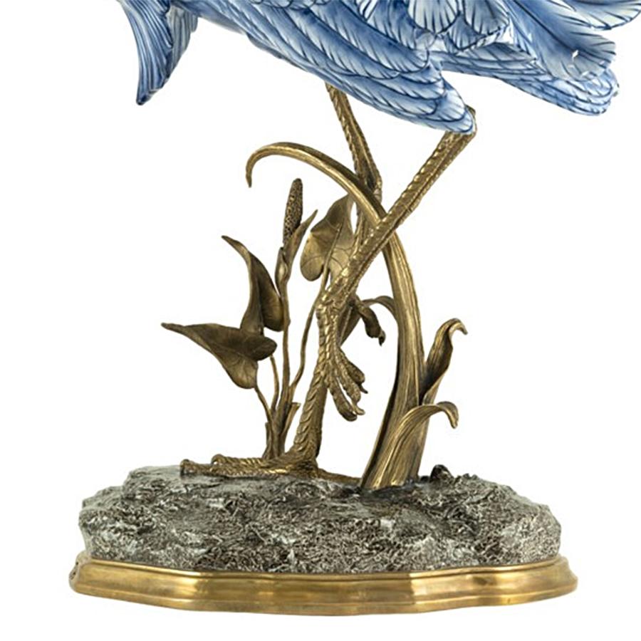 Blaue Wading-Skulptur (21. Jahrhundert und zeitgenössisch) im Angebot