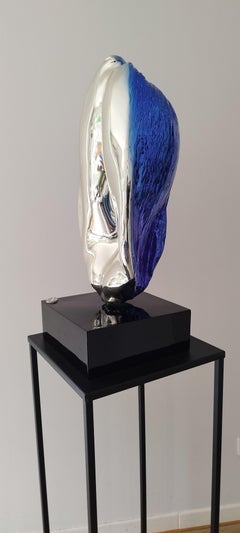 Blue walnut in bronze by Patrick Laroche