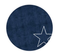 Blue Want Rug by Paolo Stella