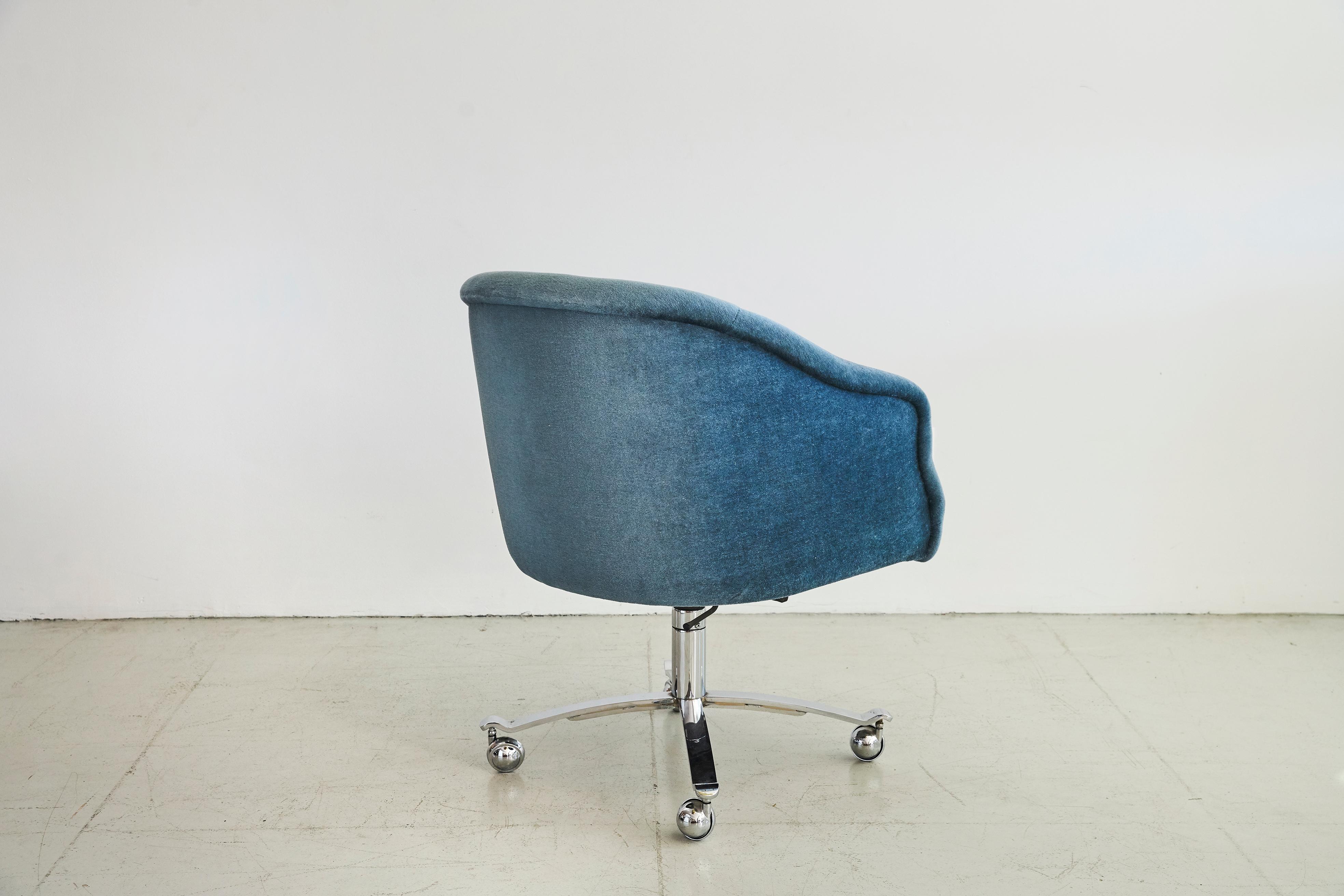 Mid-20th Century Blue Ward Bennet Chair