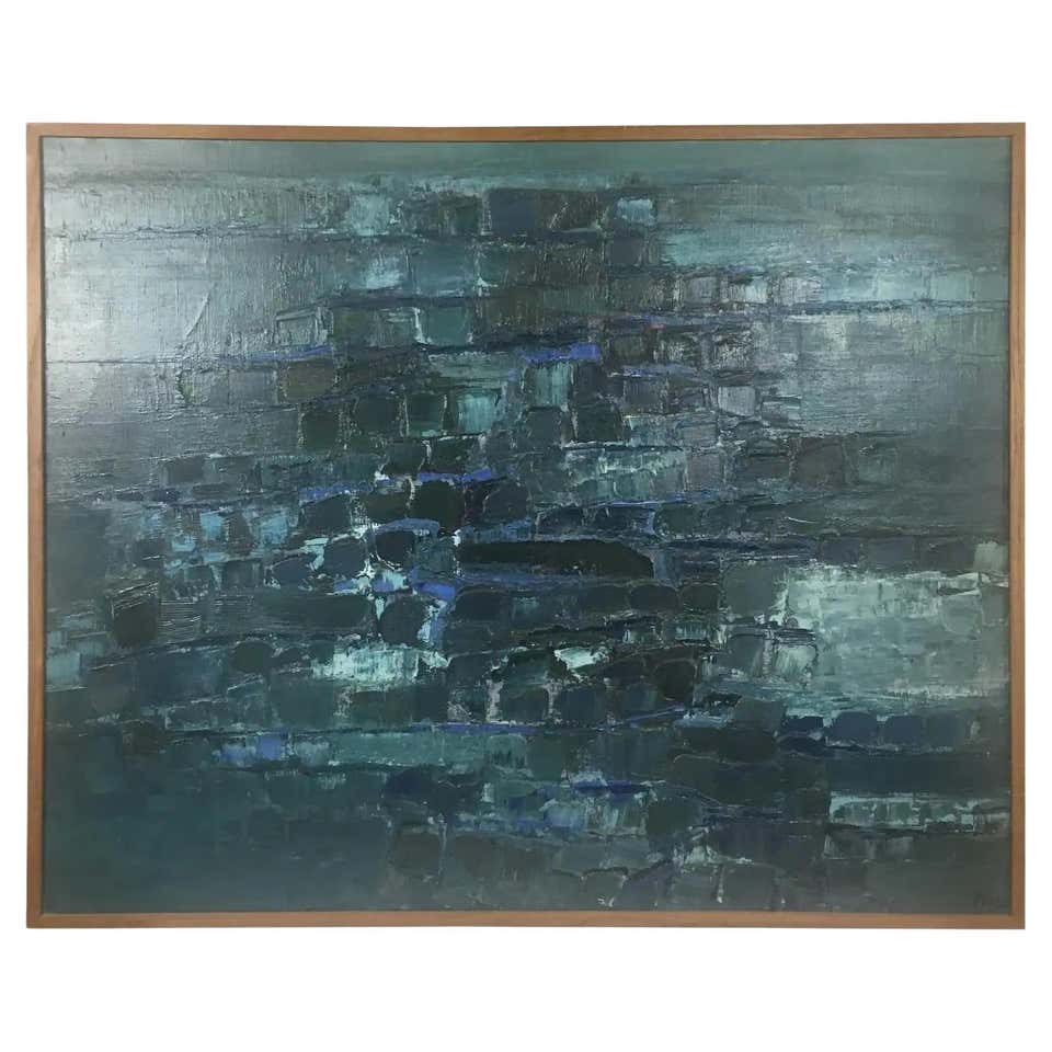 Henri Goetz Abstract Composition Signed Lithograph circa 1960s For Sale ...