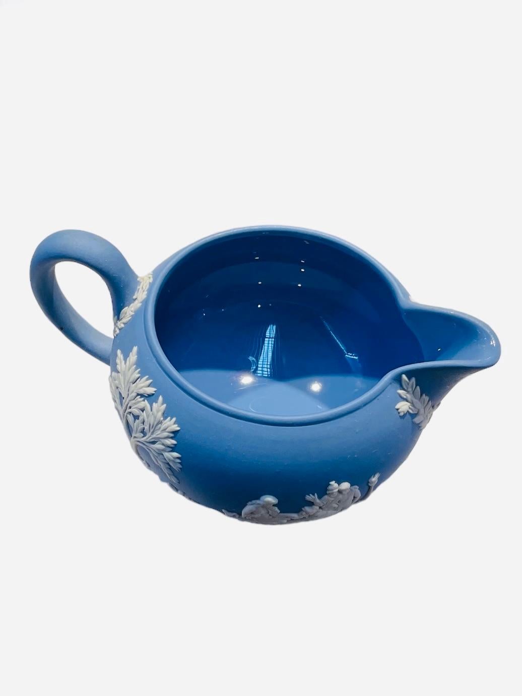 Neoclassical Blue Wedgwood Jasperware Tea Set For Sale
