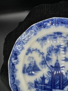 Blue & White 10.5 Dinner Plate Whampoa Pattern