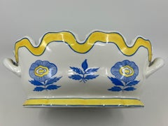 Blue, White and Yellow Tiffany & Co. Montieth Cachepot