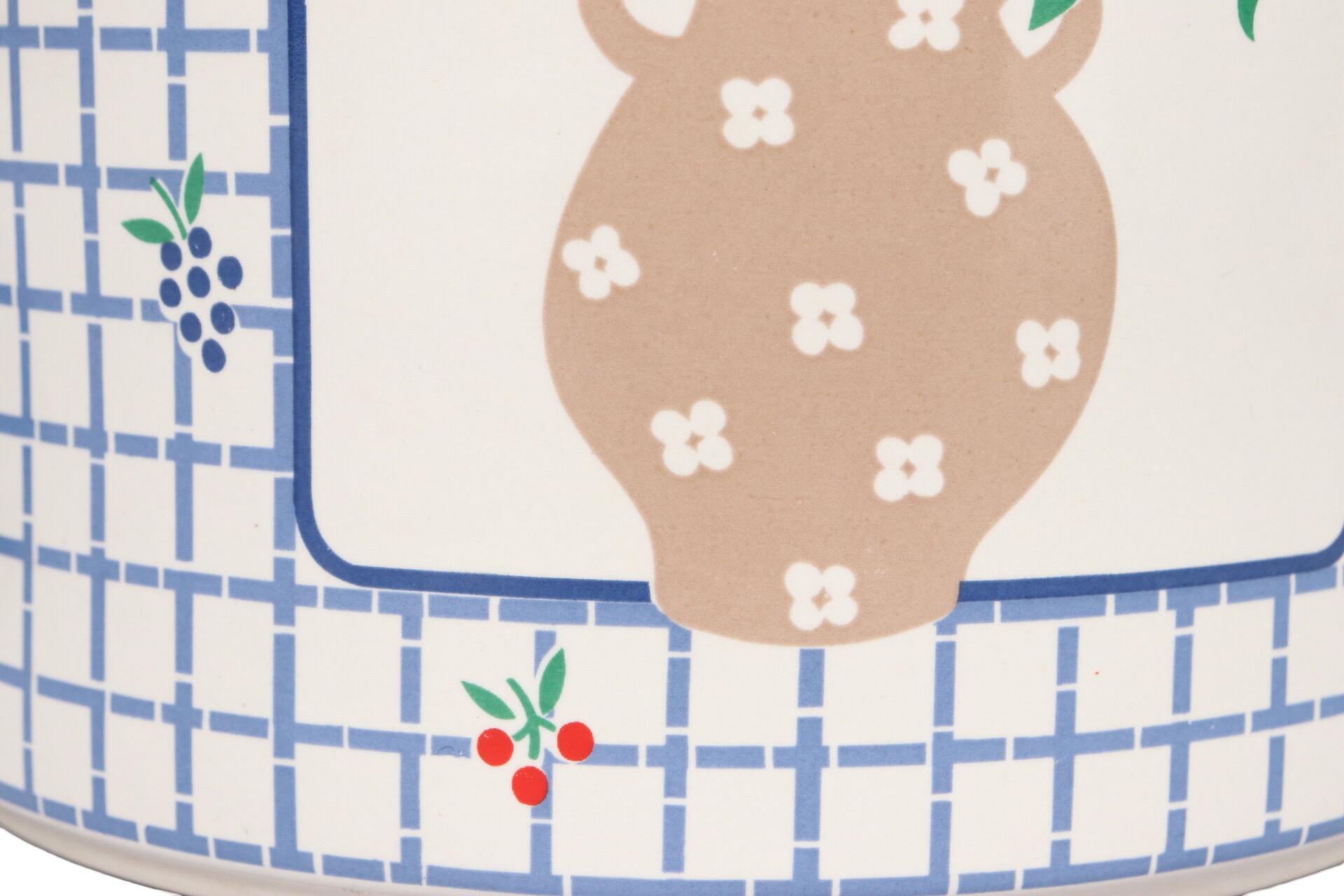 Blau-weiße Keramik-Kanister für die Küche - 2er-Set (Japanisch) im Angebot