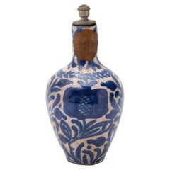 Antique Blue & White Ceramic Vase