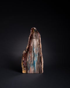 Blue-White Fossilised Wood from Turkey