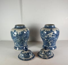 Blue & White Ginger Jars Set of 2