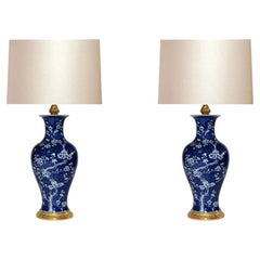 Blue & White Lamps 