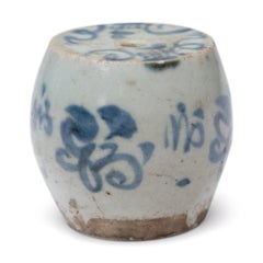 Blue & White Ming Scale Weight Drum, c. 1600