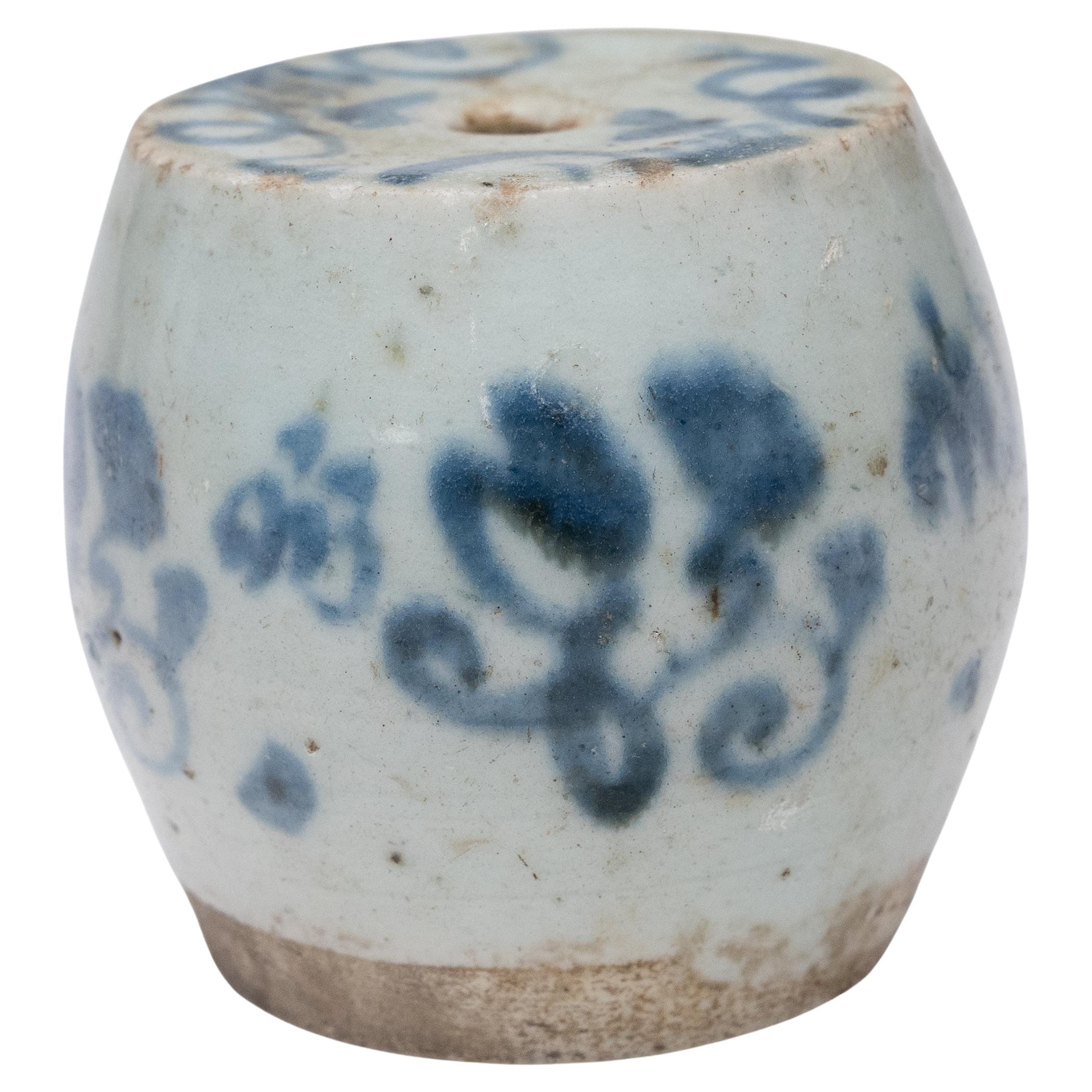 Tambour à poids bleu et blanc Ming Ming, c.C. 1600 en vente