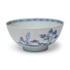 Blue & White Nanking Cargo Shipwreck Bowl, c. 1750